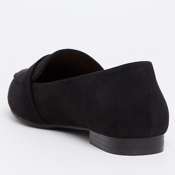 💕SOLD💕 Torrid Black Faux Suede Loafer (WW) size 7 - Picture 2 of 3